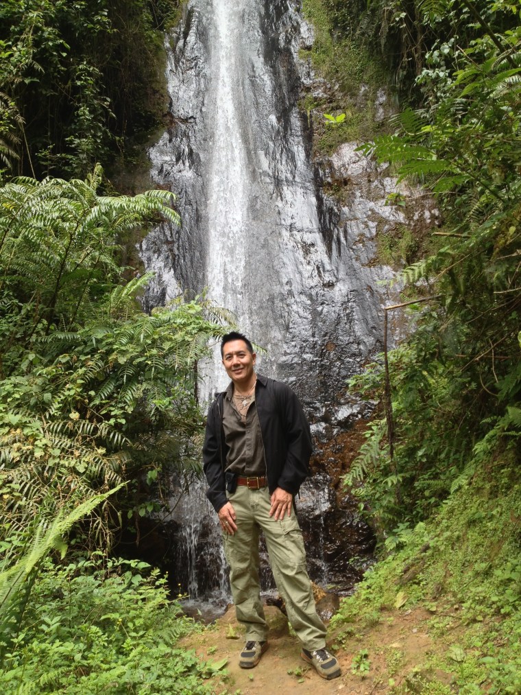 Waterfall at Nyungwe National Park in Rwanda. This tropical rainforest is one of the highlights of my time in this country. 